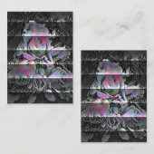 Carte De Visite Bouquet Techno (Devant / Derrière)