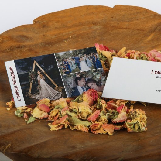 Carte De Visite Bourgogne 3 Photo Collage Photographe professionne