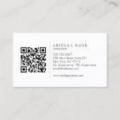 Carte De Visite Bourgogne Professionnelle, Moderne Elégante Couleu (Dos)