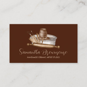 Carte De Visite Bourgogne Terracotta Boutique Poterie Argile céram