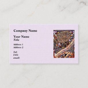 Carte De Visite Bourse victorienne perlée