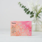 CARTE DE VISITE BOUTEILLE AVEC DES ESCALIERS ROSE (Debout devant)