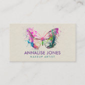 Carte De Visite Bouteille d'aquarelle sur toile (Devant)