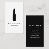 Carte De Visite Bouteille de bière / Amateur (Devant / Derrière)