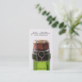 Carte De Visite Bouteille de champagne | De près (Debout devant)