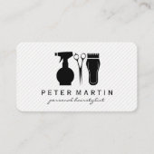 Carte De Visite Bouteille de coiffure, Cheveux, Clippers (Devant)