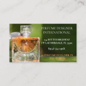 Carte De Visite Bouteille de parfum de la boutique de créateurs de (Devant)