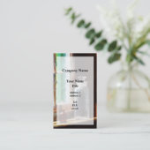 Carte De Visite Bouteille de réactif et petite bouteille Brown (Debout devant)