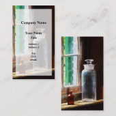 Carte De Visite Bouteille de réactif et petite bouteille Brown (Devant / Derrière)