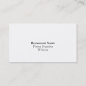 Carte De Visite Bouteille de vin sommelier (Dos)