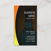 Carte De Visite bouteille de vin : vitrail (Dos)