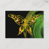 Carte De Visite BOUTEILLE D'HYPER - orange vert noir jaune (Dos)