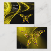 Carte De Visite BOUTEILLE D'OR HYPER JAUNE JAUNE Jaune Black Fract (Devant / Derrière)