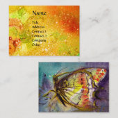 CARTE DE VISITE BOUTEILLE MAGIQUE EN ÉCLAIRAGE JAUNE OR (Devant / Derrière)