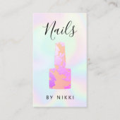 Carte De Visite Bouteille polonaise Parties scintillant de salon à (Devant)