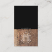 Carte De Visite Bouteilles à vin | Bois (Dos)