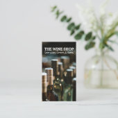 Carte De Visite Bouteilles à vin | Boutique Liquor (Debout devant)