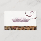 Carte De Visite Bouteilles à vin | Corks (Dos)