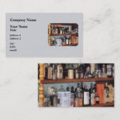 Carte De Visite Bouteilles dans le magasin général (Devant / Derrière)