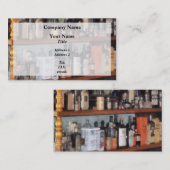 Carte De Visite Bouteilles dans le magasin général (Devant / Derrière)