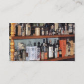 Carte De Visite Bouteilles dans le magasin général (Dos)