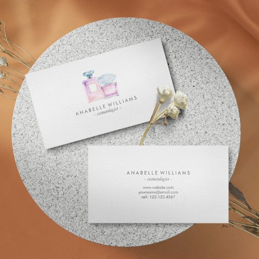 Carte De Visite Bouteilles de parfum de mode