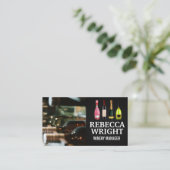 Carte De Visite Bouteilles de vin (Debout devant)