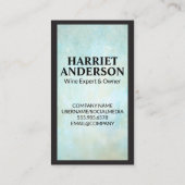 Carte De Visite Bouteilles de vin blanc rouge (Dos)