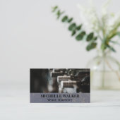 Carte De Visite Bouteilles de vin en Cave (Debout devant)