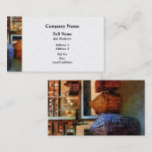 Carte De Visite Bouteilles et paniers de médecine - Platine (Devant / Derrière)