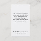 Carte De Visite Bouteilles et verres à vin | Texture rouge (Dos)