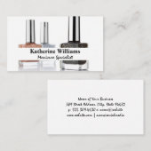 Carte De Visite Bouteilles polonaises à ongles (Devant / Derrière)