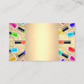 Carte De Visite Bouteilles polonaises à ongles | Parties scintilla (Dos)