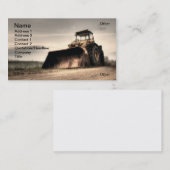 Carte De Visite Bouteur (Devant / Derrière)