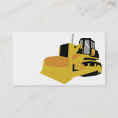 Carte De Visite Bouteur - affaires (Dos)