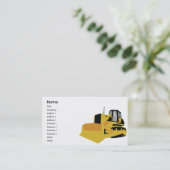 Carte De Visite Bouteur - affaires (Debout devant)