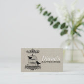 Carte de visite boutique (Debout devant)