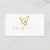 Carte De Visite Boutique Accessoires de bijoux brillants or Boutiq (Devant)