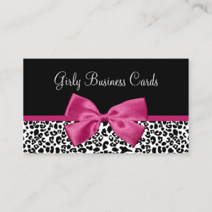 Carte De Visite Boutique Arc-en-ciel Rose