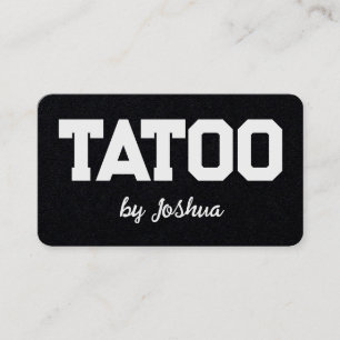 Carte De Visite Boutique Artiste De Tatouage