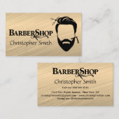Carte de visite Boutique Barber Personnalisé (Devant / Derrière)