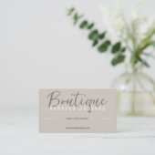 Carte De Visite Boutique Boho (Debout devant)