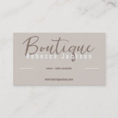 Carte De Visite Boutique Boho (Devant)