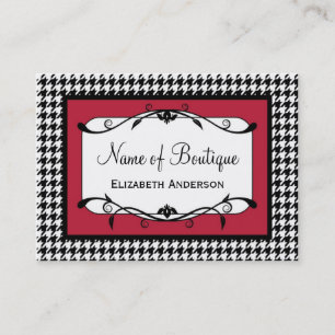 Carte De Visite Boutique Bourguignon à Carreaux