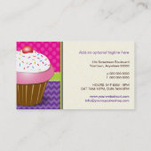 Carte de visite Boutique Cupcake (Dos)