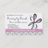 Carte De Visite Boutique d'altérations, Seamstress ou Boutique de  (Devant)