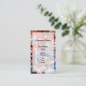 Carte De Visite Boutique d'antiquités (Debout devant)