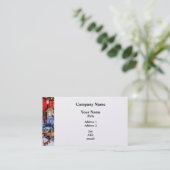 Carte De Visite Boutique d'antiquités (Debout devant)