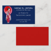 Carte De Visite boutique d'art japonaise mode japonaise (Devant / Derrière)