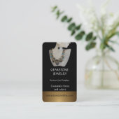 Carte De Visite Boutique de bijoux Gemstone (Debout devant)